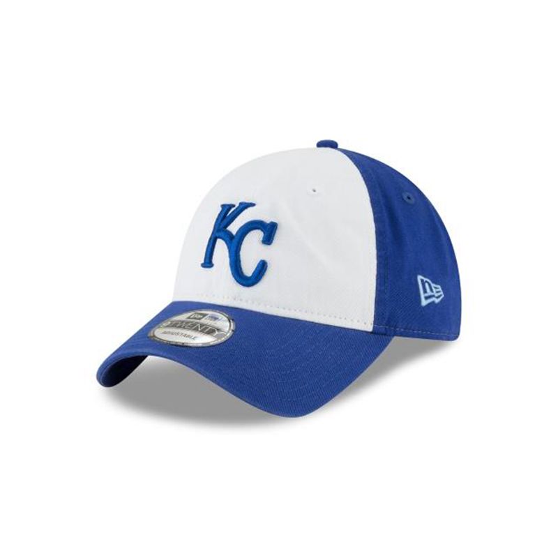 MLB Kansas City Royals Core Classic 9Twenty Adjustable (UIY3323) - White New Era Caps